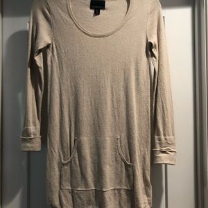 Long cream color tunic